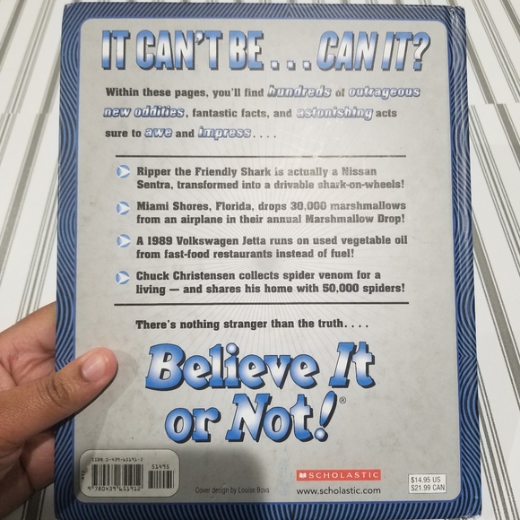 Book Bundle: Two Hardcover Ripley's Believe it or Not & A Paperback Fear Factor - Picture 9 of 12